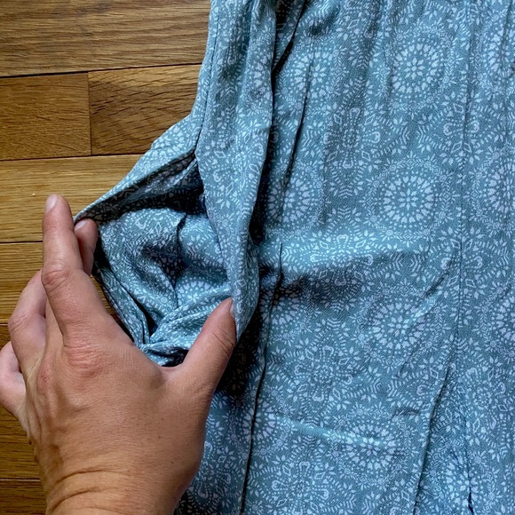 Off the shoulder dusty sage jumpsuit - Picture 5 of 5